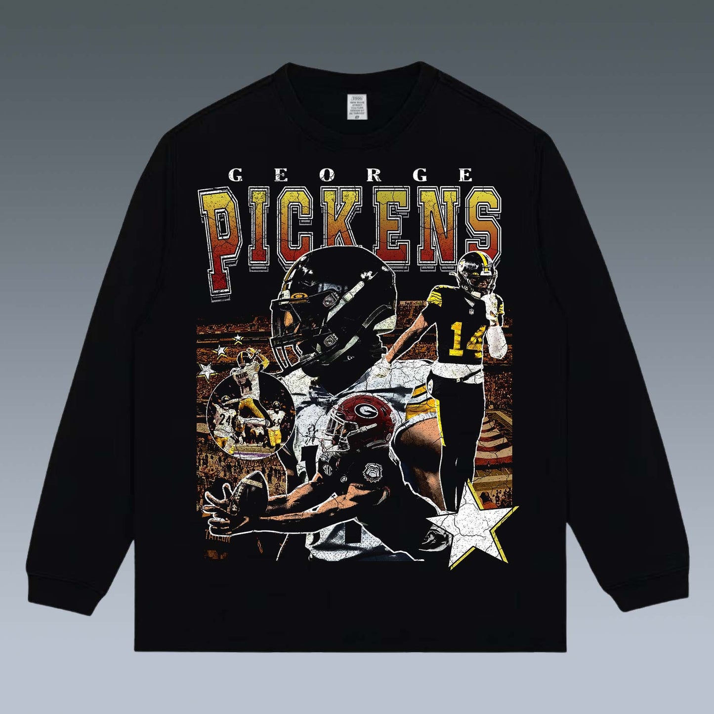 VINTAGE LONG SLEEVE TEE | GEORGE PICKENS