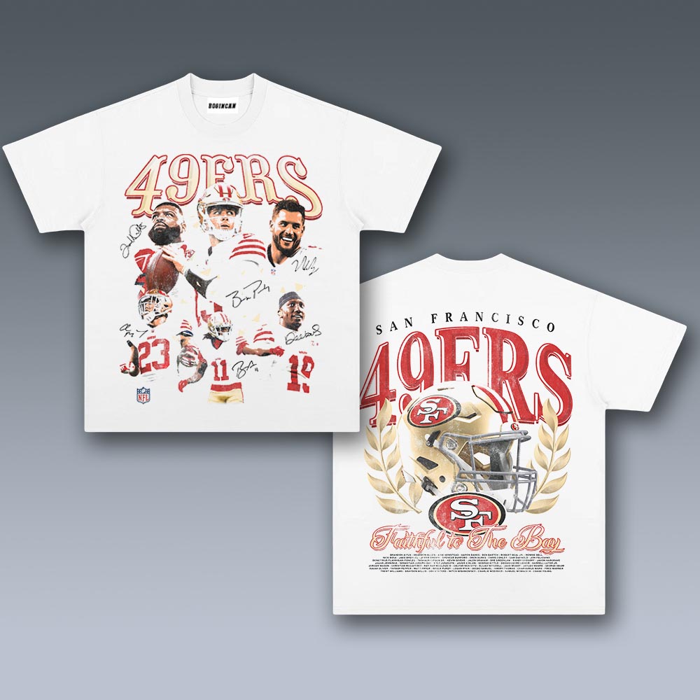 VINTAGE TEE | FAITHFUL TO THE BAY- 49ERS