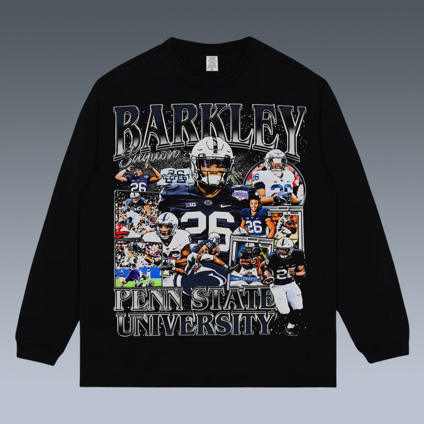 VINTAGE LONG SLEEVE TEE | SAQUON BARKLEY