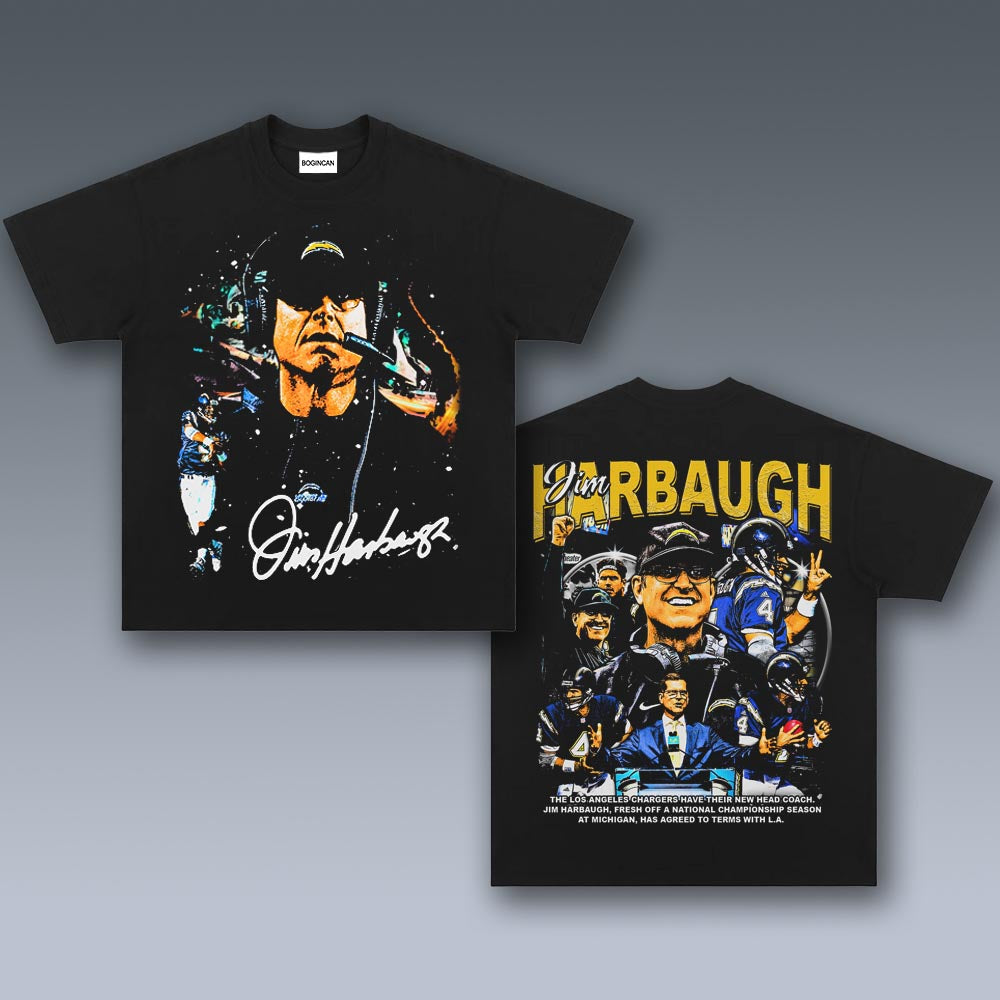 VINTAGE TEE | JIM HARBAUGH  9.26