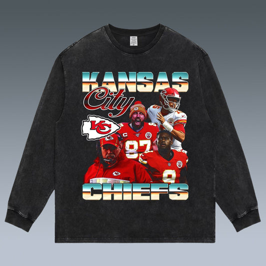 VINTAGE LONG SLEEVE TEE | KANSAS CITY CHIEFS