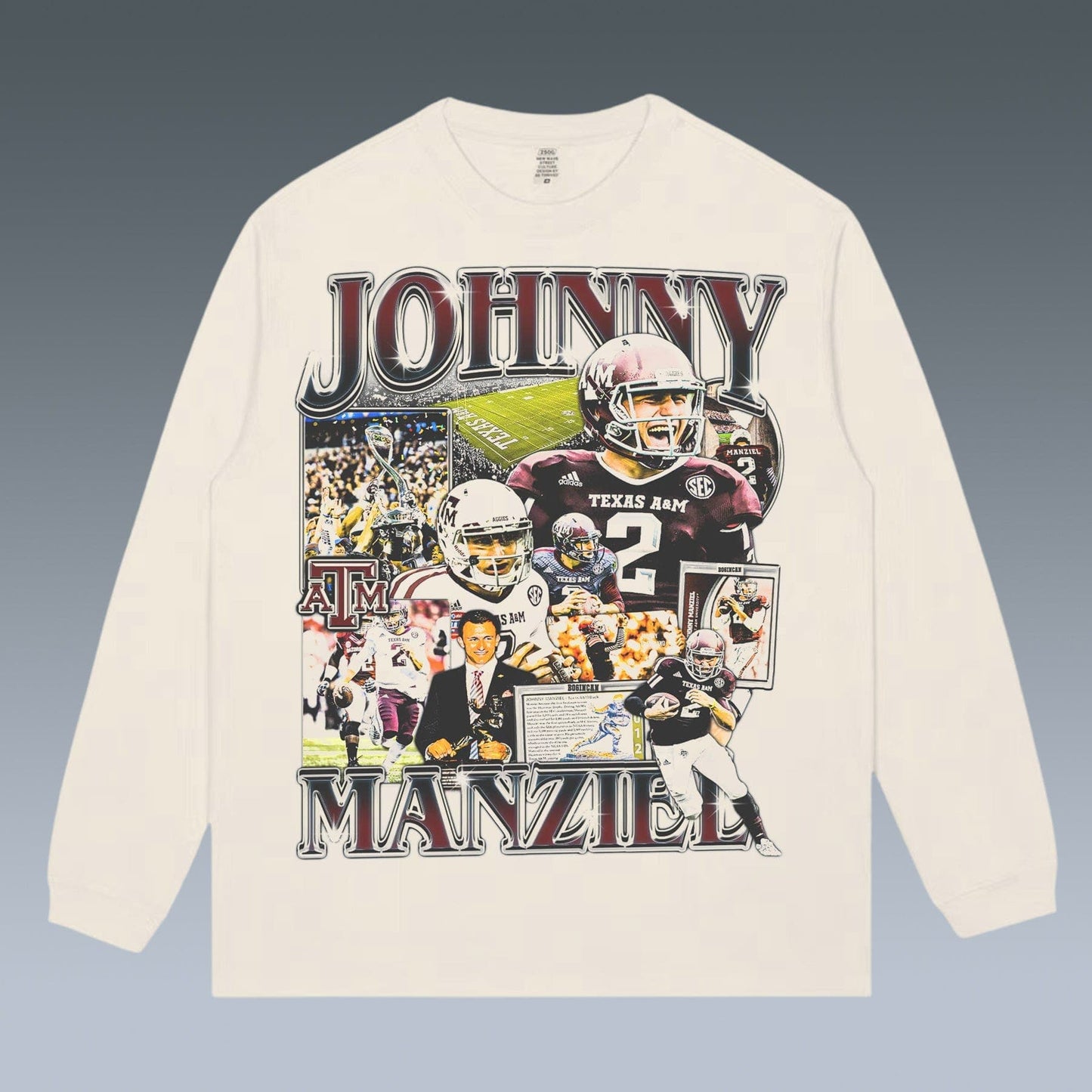 VINTAGE LONG SLEEVE TEE | JOHNNY MANZIEL