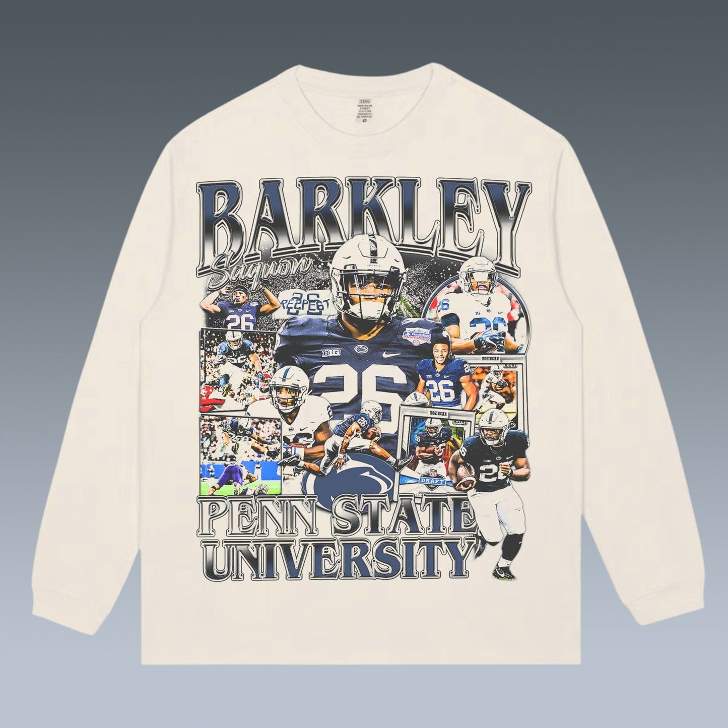 VINTAGE LONG SLEEVE TEE | SAQUON BARKLEY