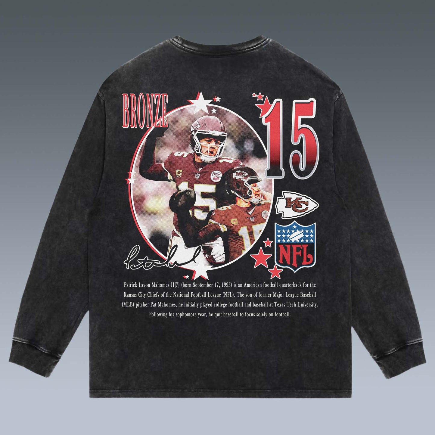 VINTAGE LONG SLEEVE TEE |  PATRICK MAHOMES