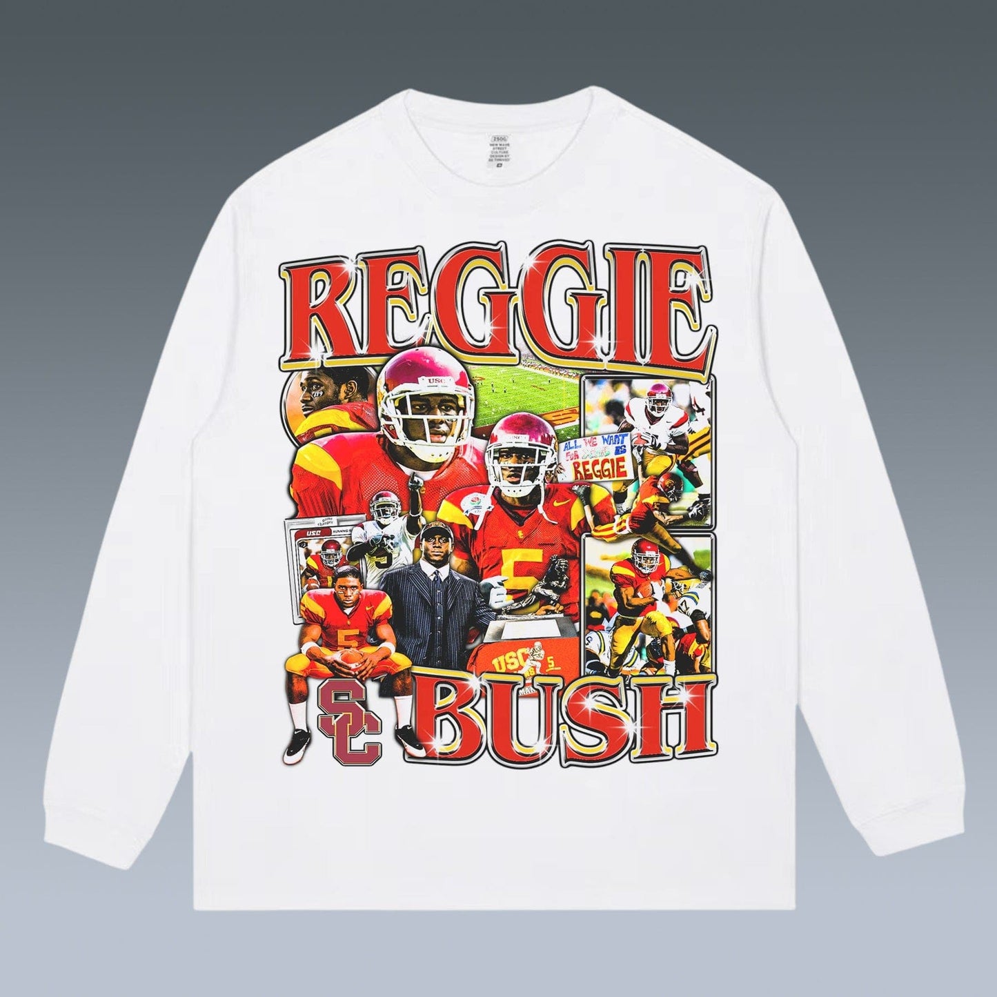 VINTAGE LONG SLEEVE TEE | REGGIE BUSH USC