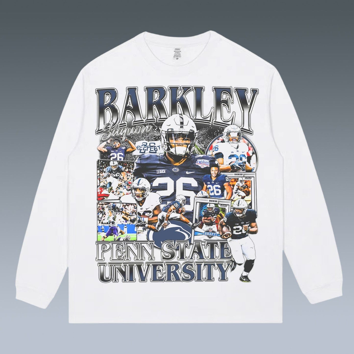 VINTAGE LONG SLEEVE TEE | SAQUON BARKLEY