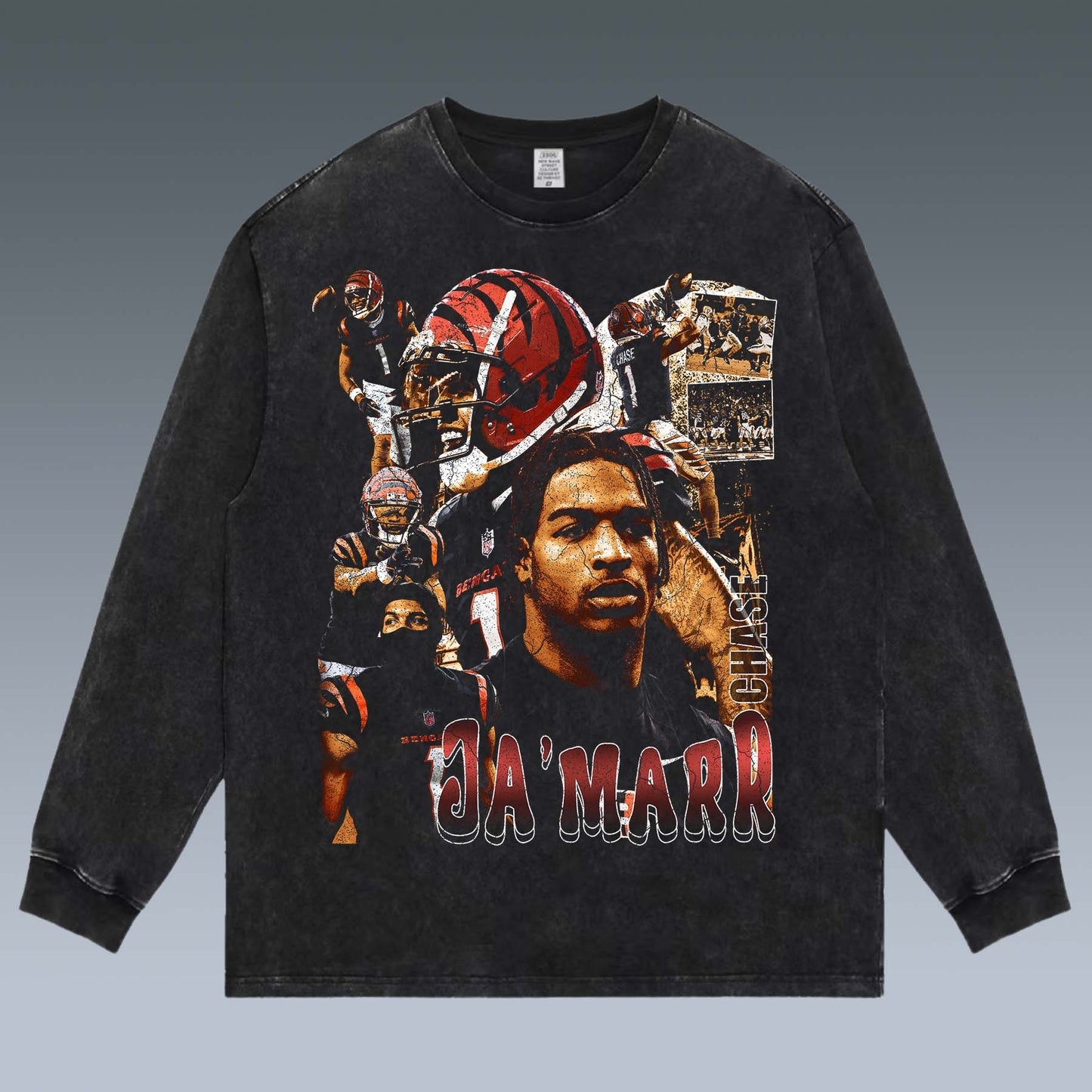 VINTAGE LONG SLEEVE TEE | JA'MARR CHASE