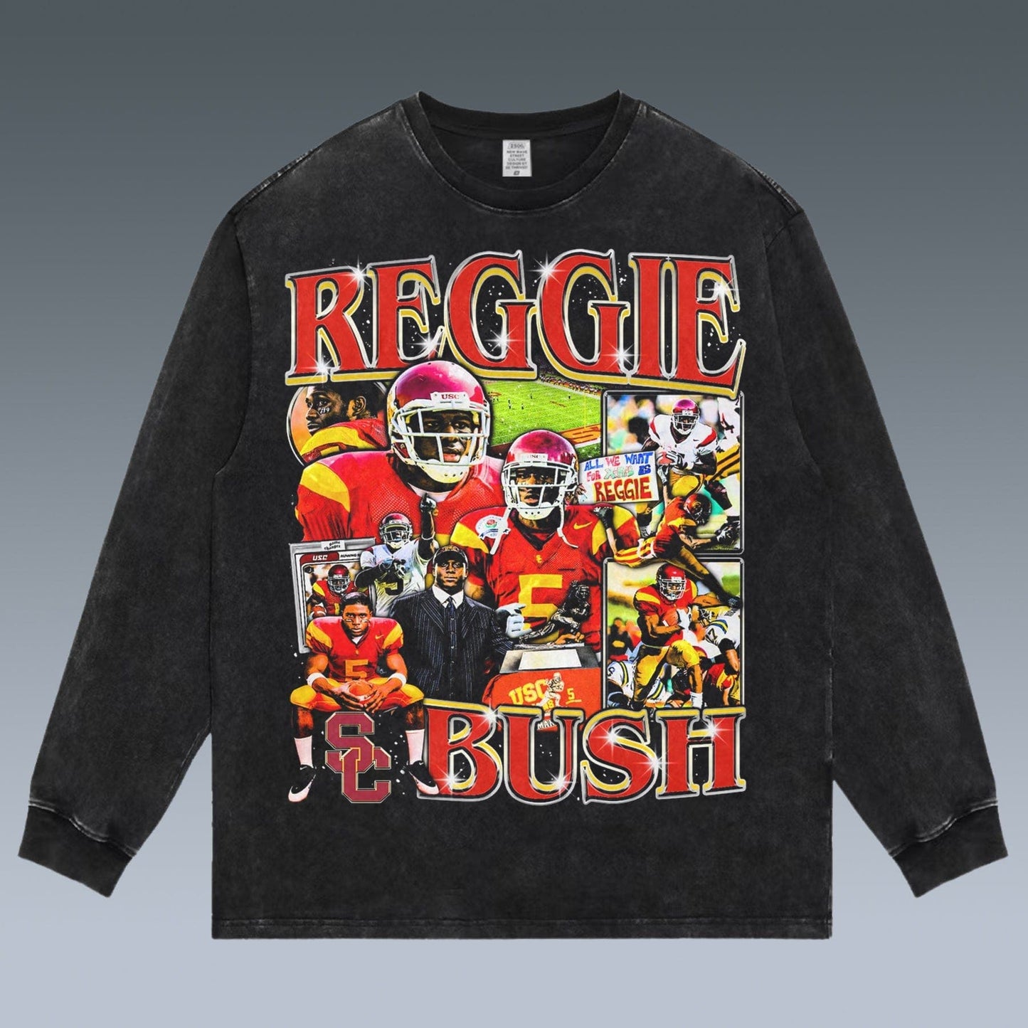 VINTAGE LONG SLEEVE TEE | REGGIE BUSH USC