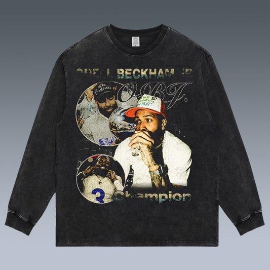 VINTAGE LONG SLEEVE TEE | OBJ-ODELL BECKHAM