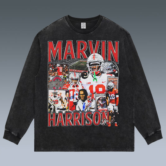 VINTAGE LONG SLEEVE TEE | MARVIN HARRISON JR