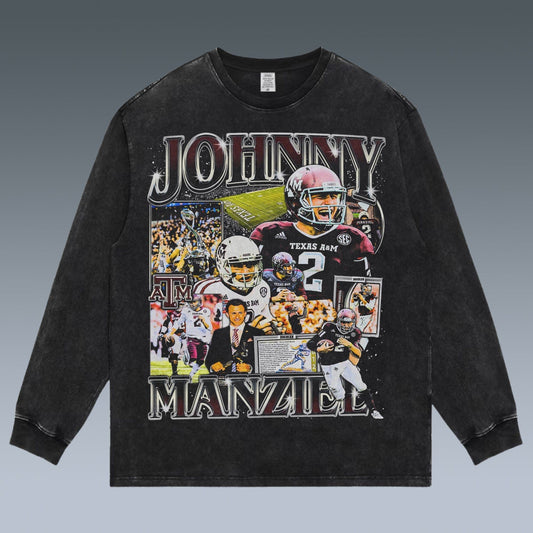 VINTAGE LONG SLEEVE TEE | JOHNNY MANZIEL